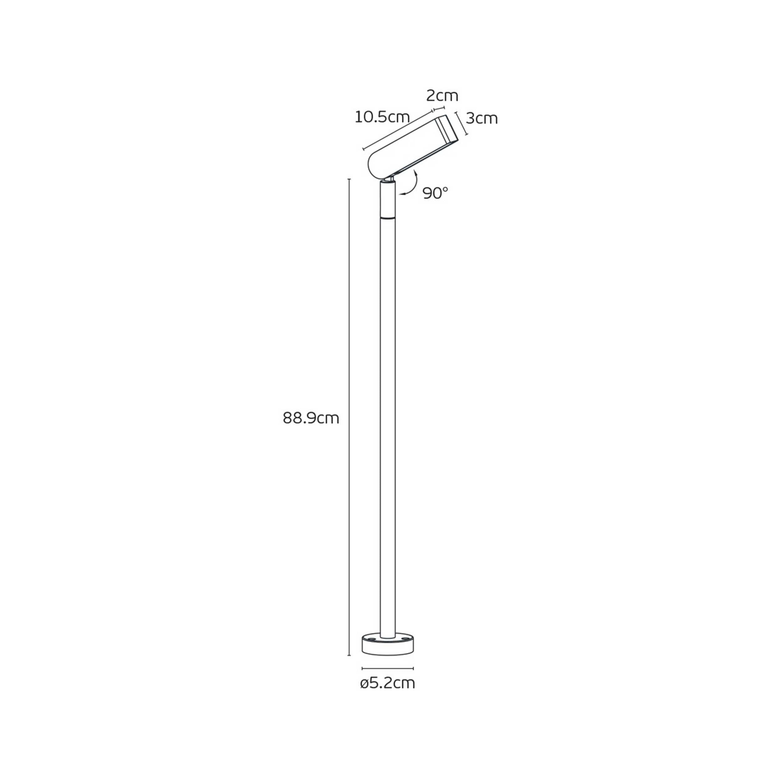 VK Light Robi LED Säulenleuchte  IP65