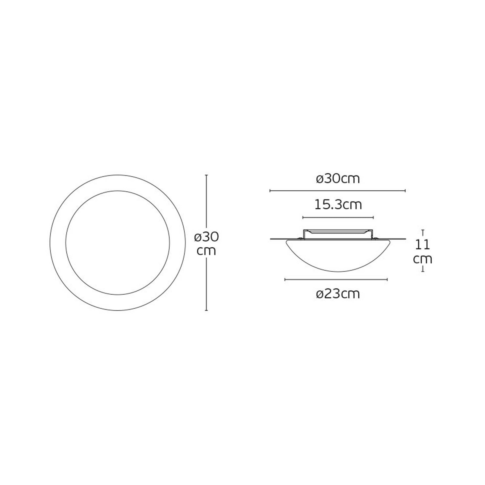 VK Light Roto LED Deckenleuchte 