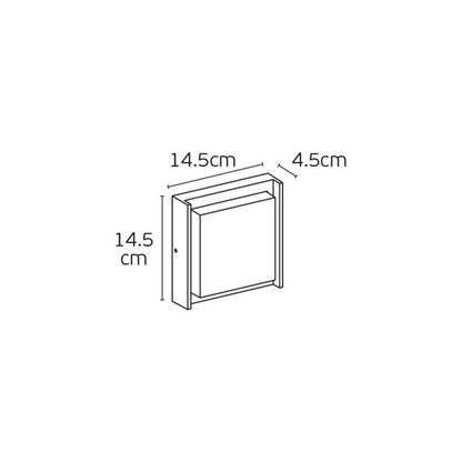 VK Light Tod LED Wandleuchte  IP65