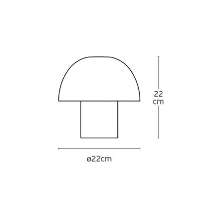 VK Light Una E27 Tischlampe 