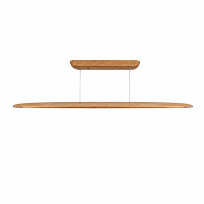 VK Light Woody LED hängende lineare Holzleuchte  mit abgerundeten Kanten