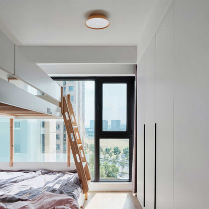 VK Light Woody LED Deckenleuchte aus Holz 