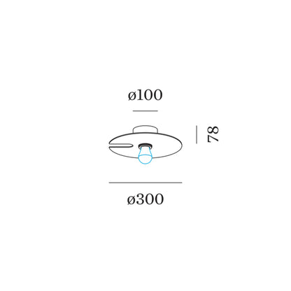 Wever and Ducré MIRRO přisazené svítidlo