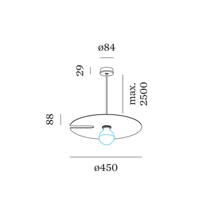 Wever and Ducré MIRRO závěsné svítidlo