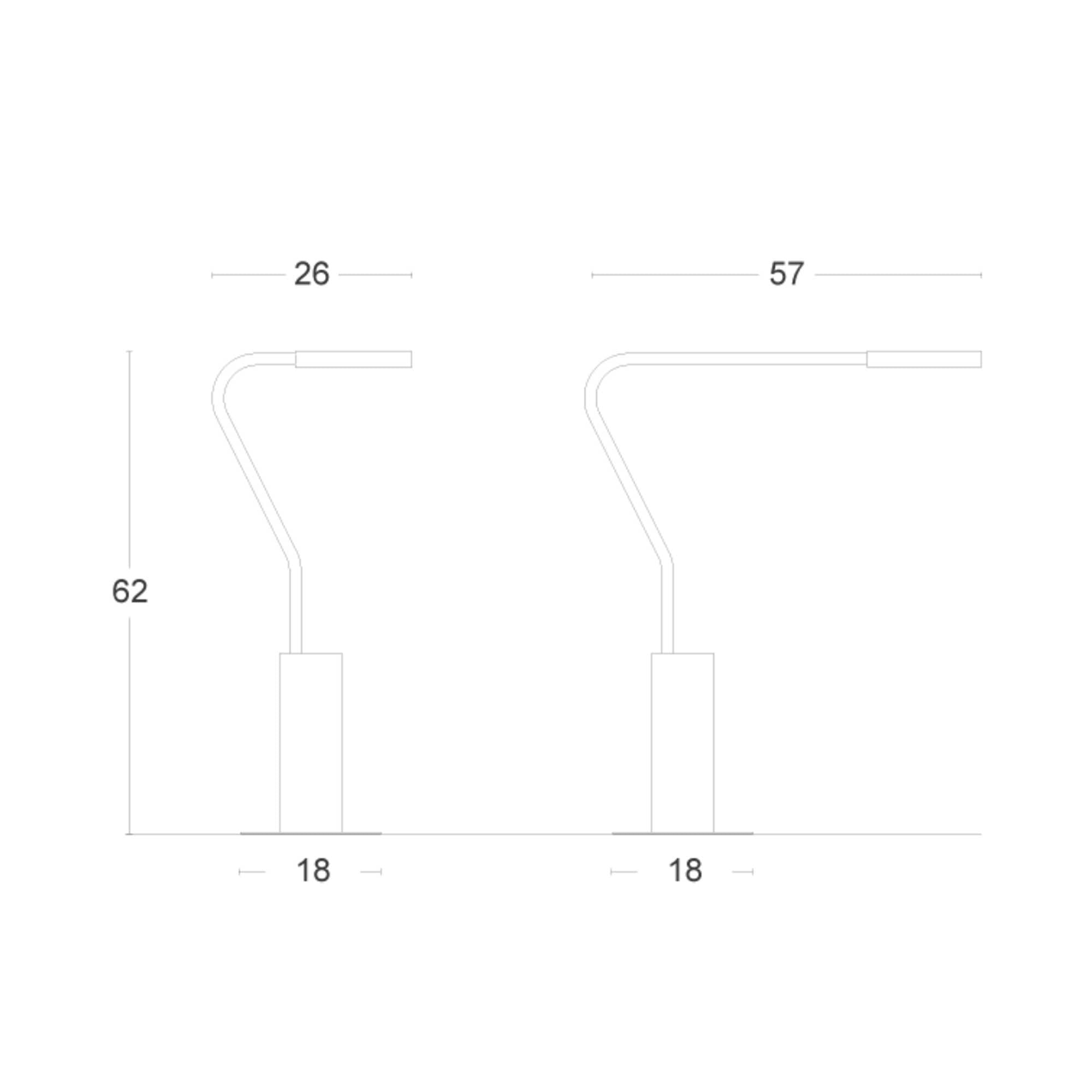 Zava Meta LED stolní svítidlo