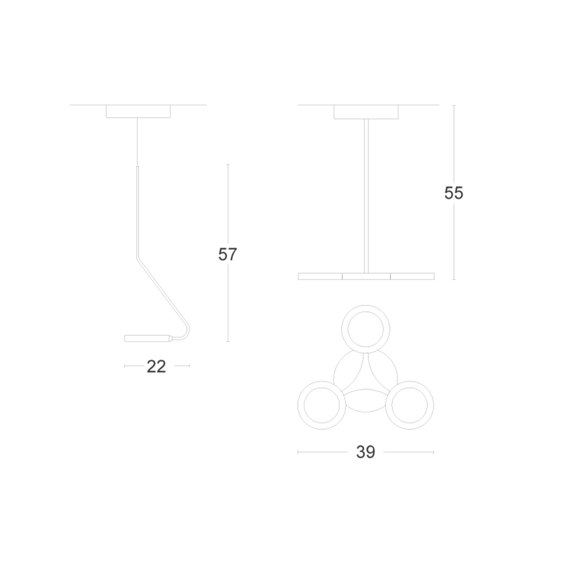 Zava Meta LED závěsné svítidlo