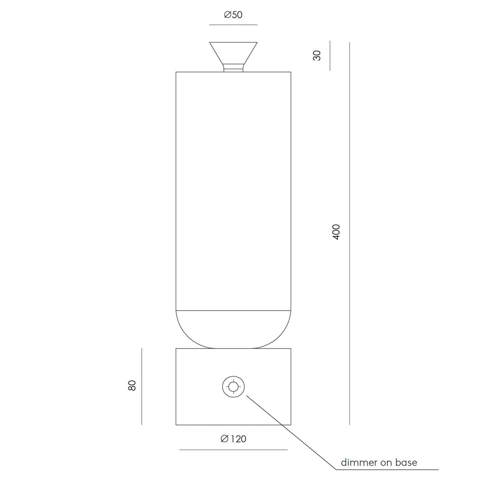 Aromas Gamb E27 Tischlampe 