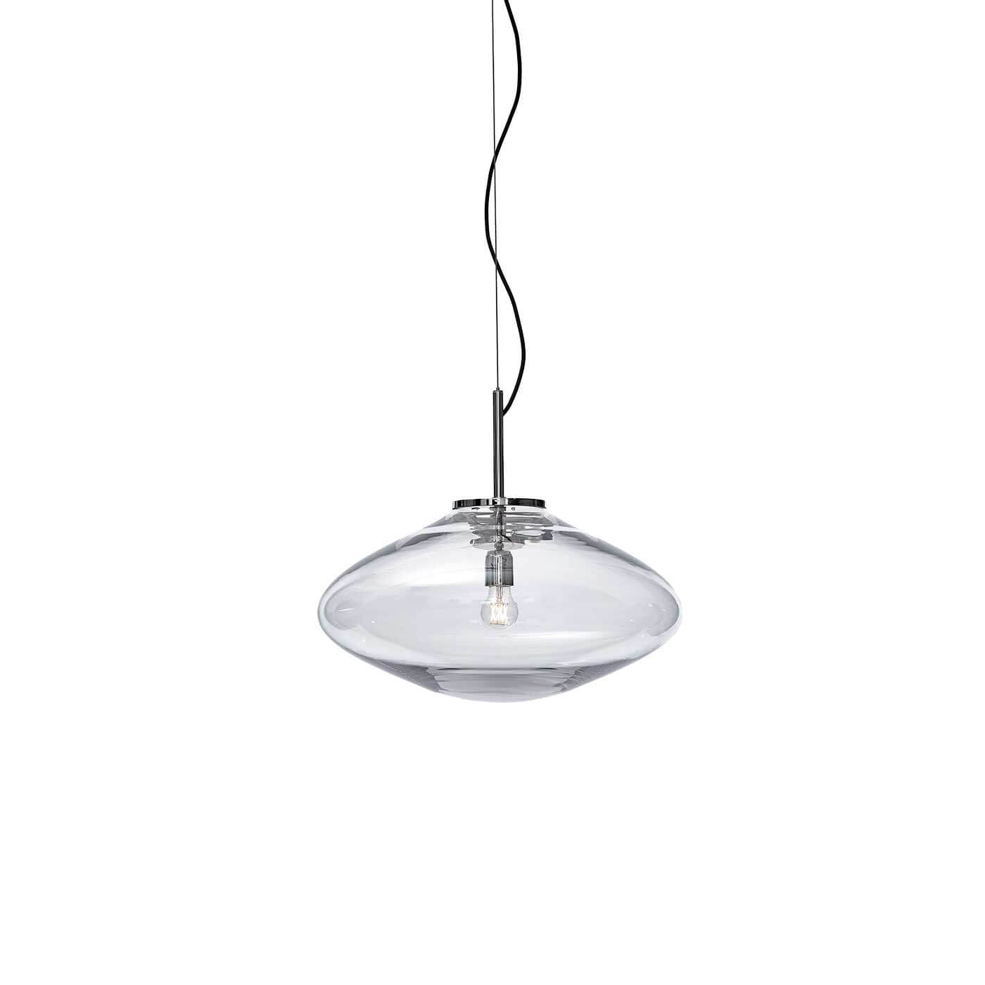 Bomma Disc E27 skleněné závěsné svítidlo