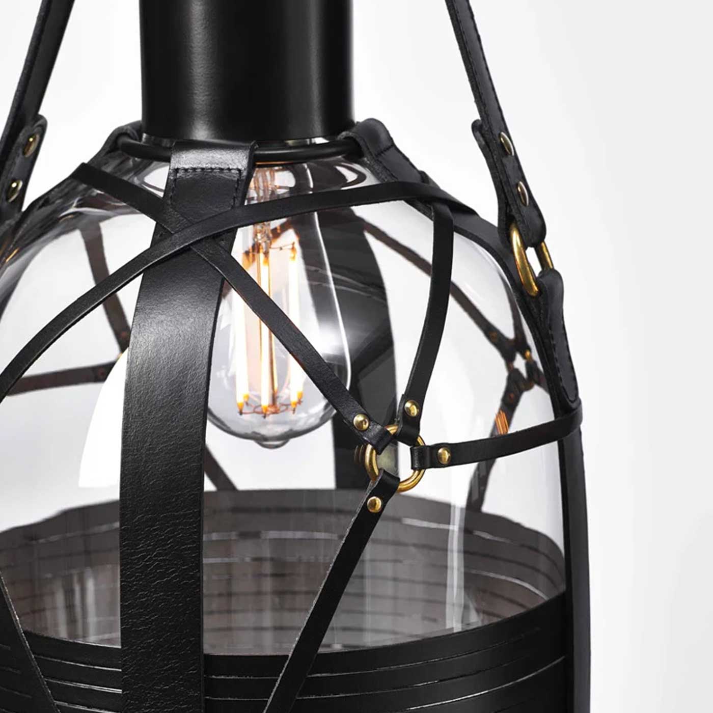 Bomma Tied-up romance E27 skleněné závěsné svítidlo