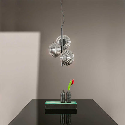 Faneurope Ripple LED závěsné skleněné svítidlo