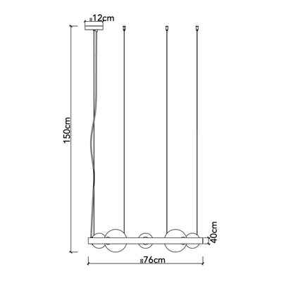 Faneurope Sonetto G9 kruhové závěsné svítidlo