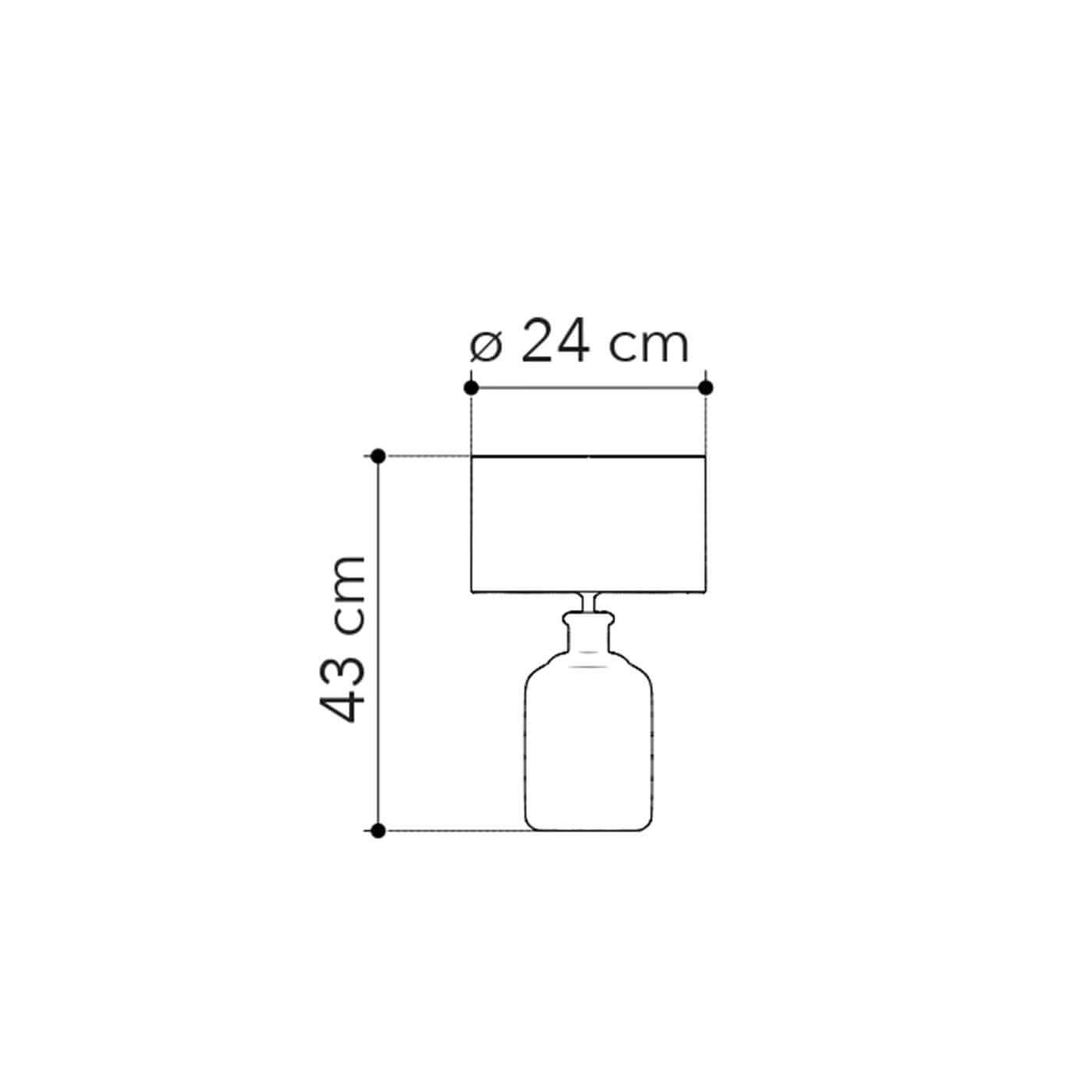 Faneurope Vietri E27 stolní svítidlo keramická lampa