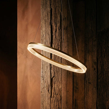 Ideal lux Crown LED-Pendelleuchte rund