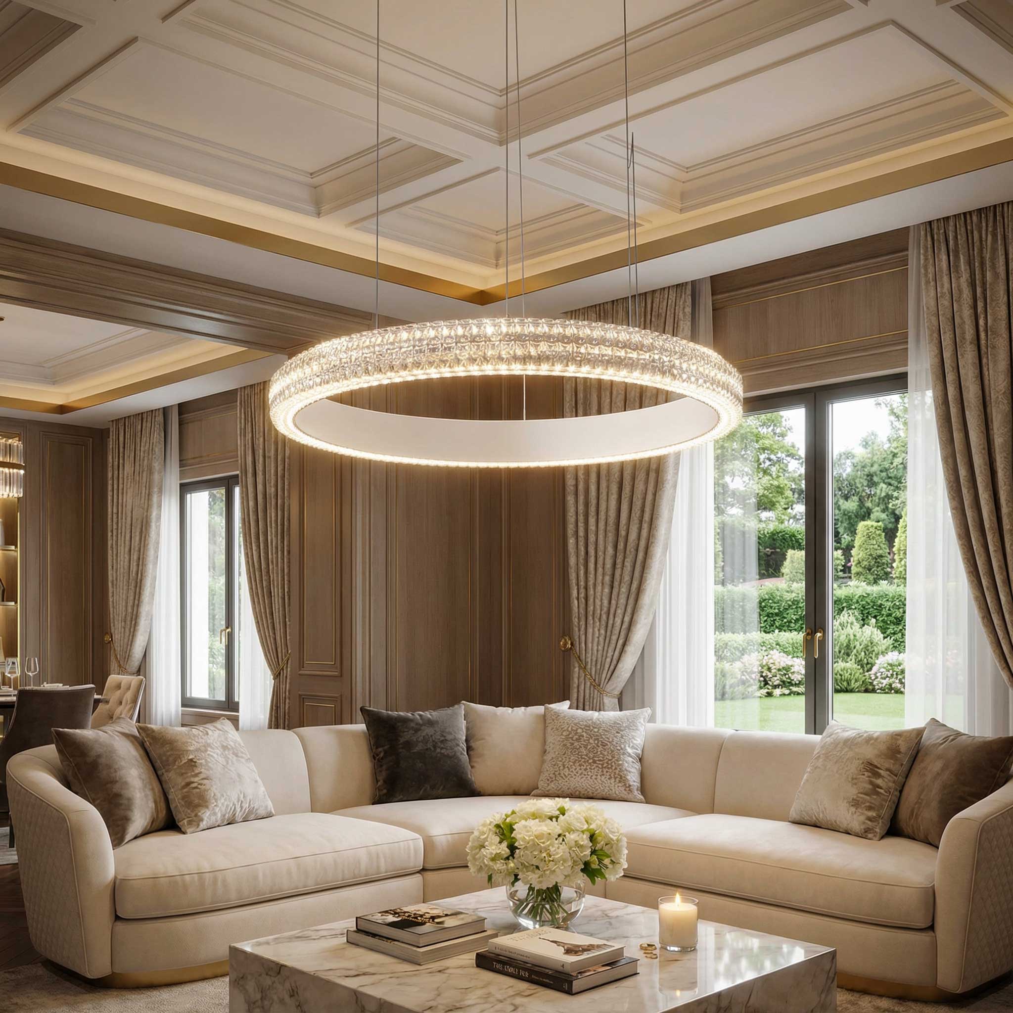 Ideal lux Miracle LED Pendelleuchte linear