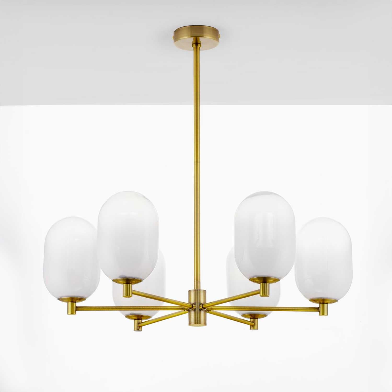 Nova Luce Balor G9 skleněný závěsný lustr