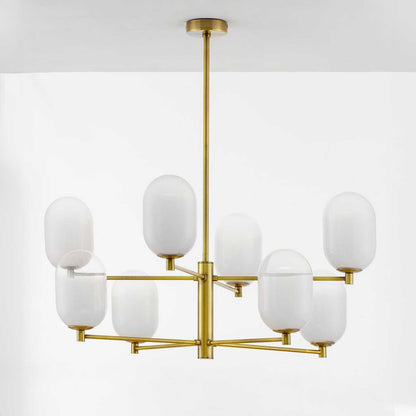 Nova Luce Balor G9 skleněný závěsný lustr