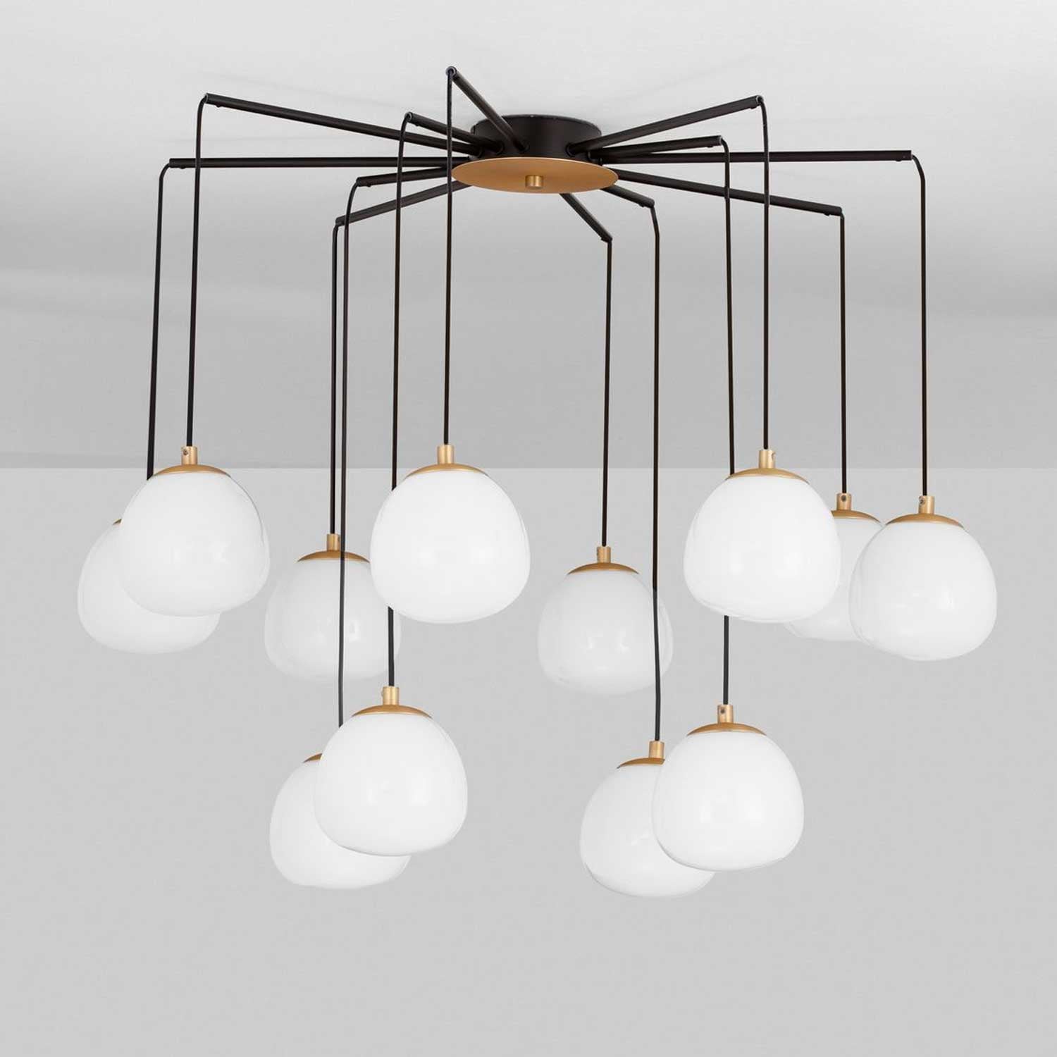 Nova Luce The Egg G9 skleněné závěsné svítidlo