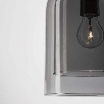 Nova Luce Velor single E27 skleněné závěsné svítidlo