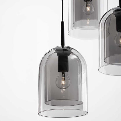 Nova Luce Velor trio E27 skleněné závěsné svítidlo
