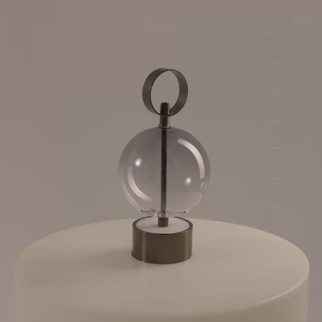 Maytoni Double Moon LED tragbare Tischlampe 