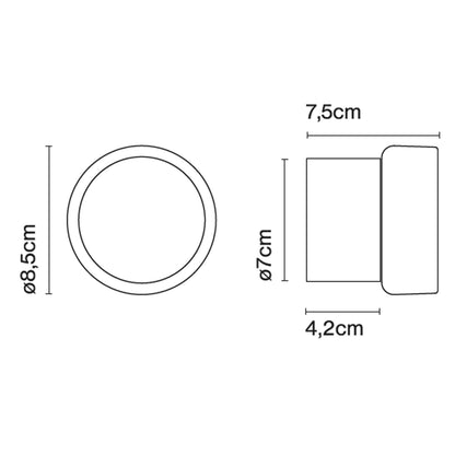 Marset Roc Mini LED Wandleuchte 