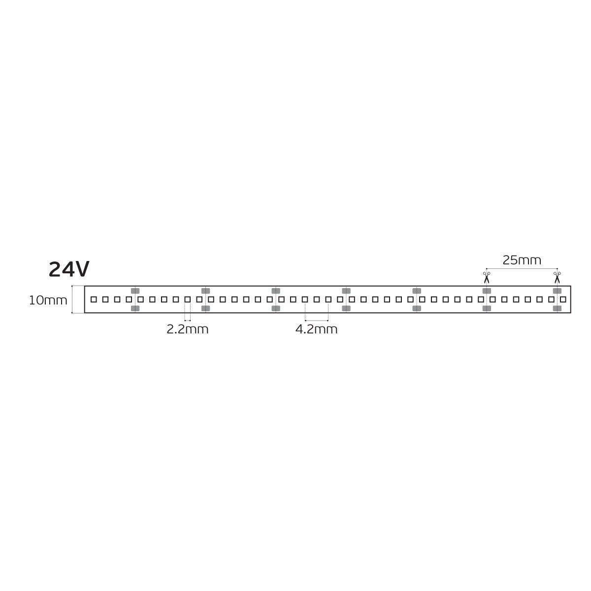 <i data-tl='DF7A349'>LED-Lichtband 24 V, CRI 90, IP 20, 2700 K (5 m)