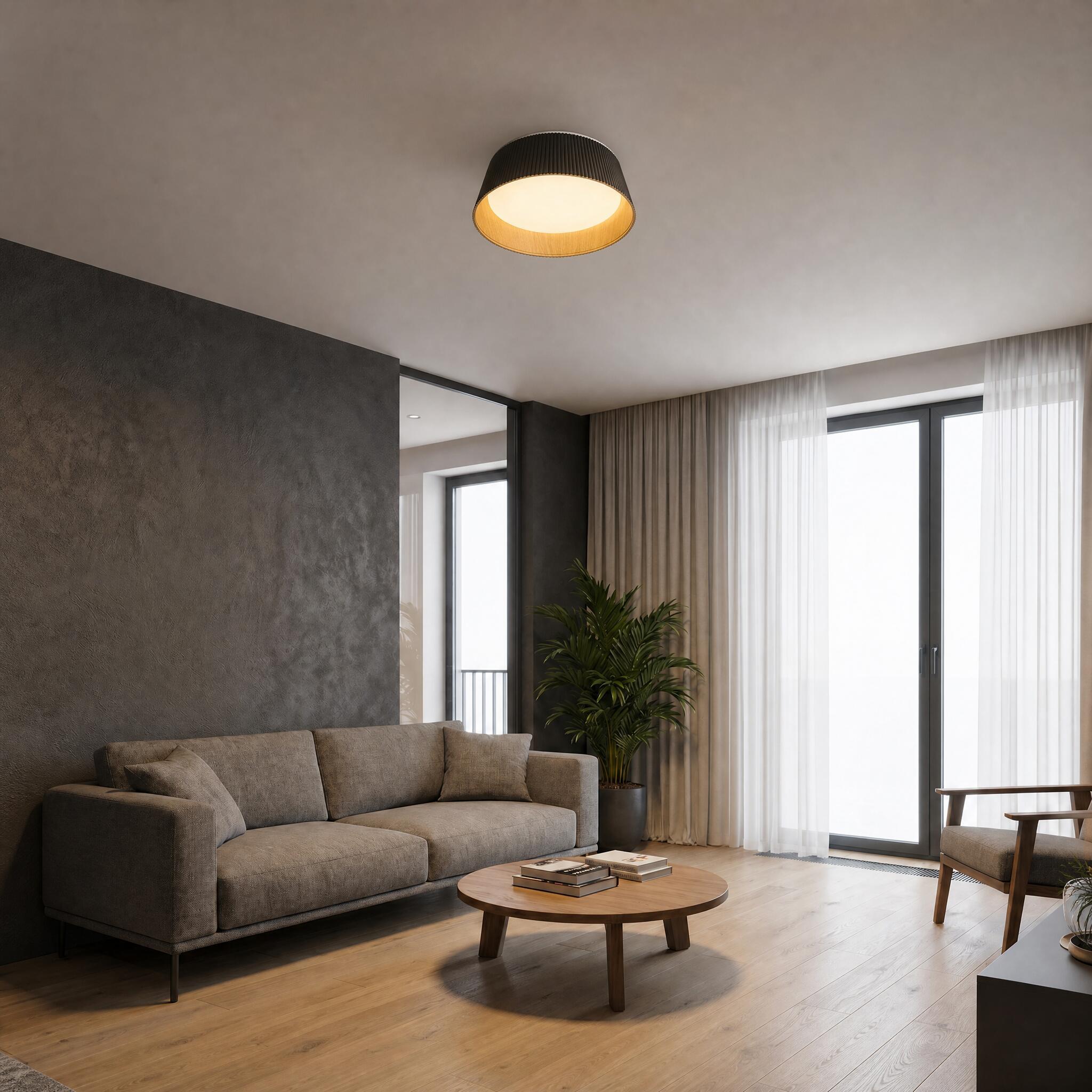 VK Light Aelia Wood LED Deckenleuchte 