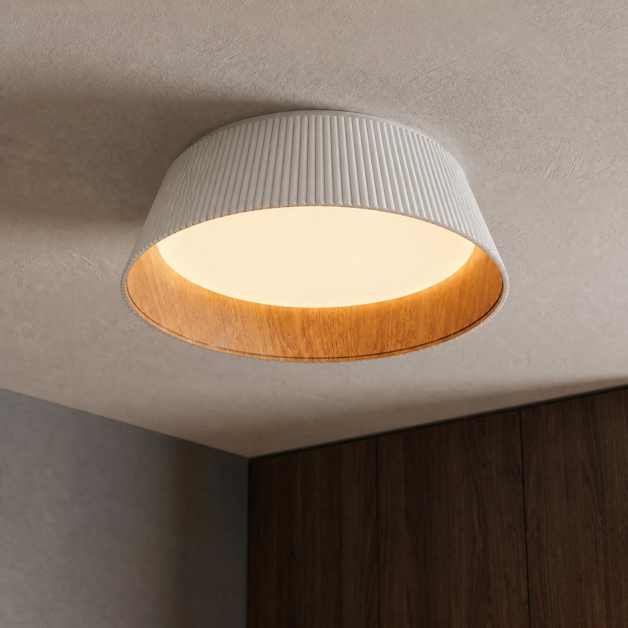 VK Light Aelia Wood LED Deckenleuchte 