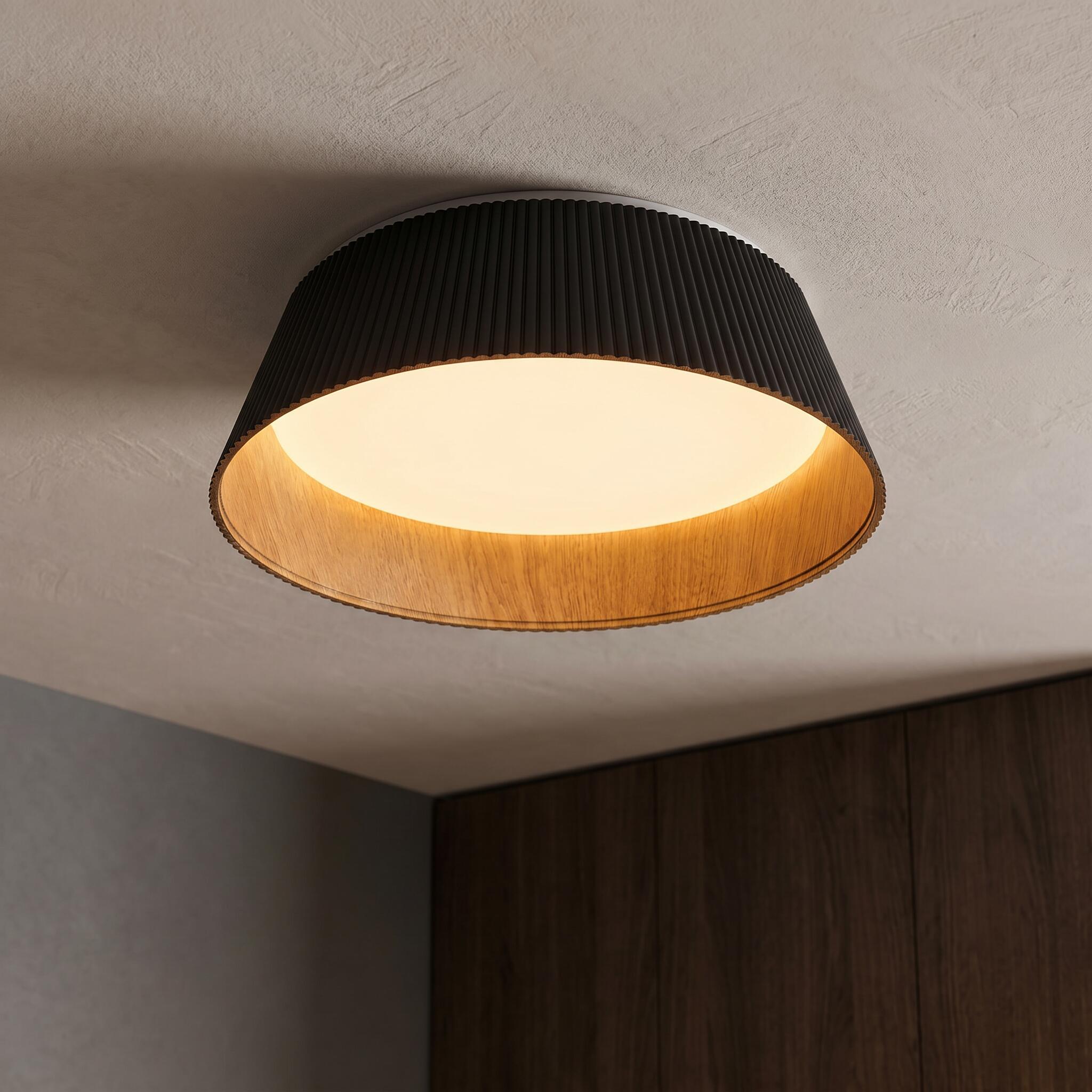 VK Light Aelia Wood LED Deckenleuchte 