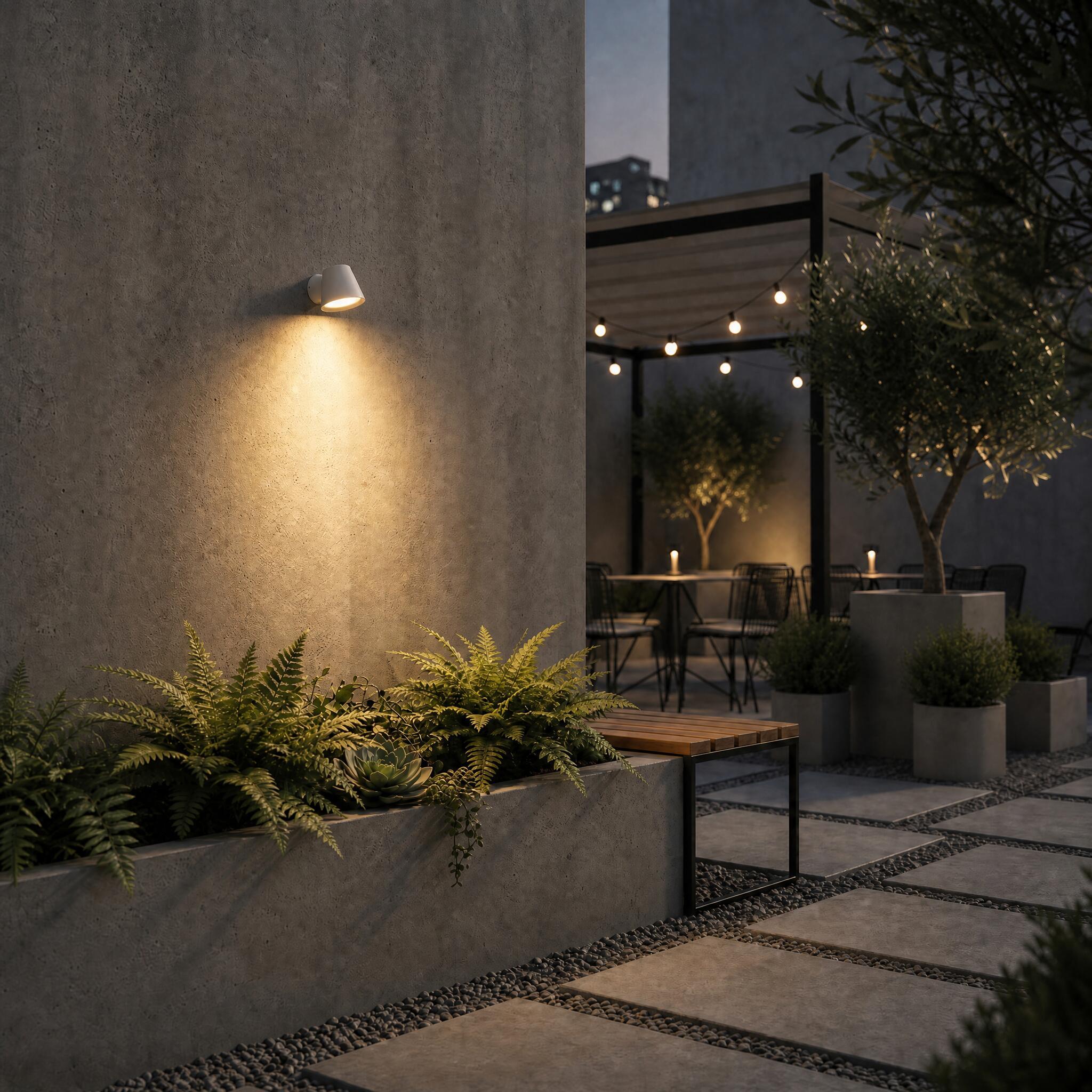 VK Light Kupo GU10 Wandleuchte  IP65