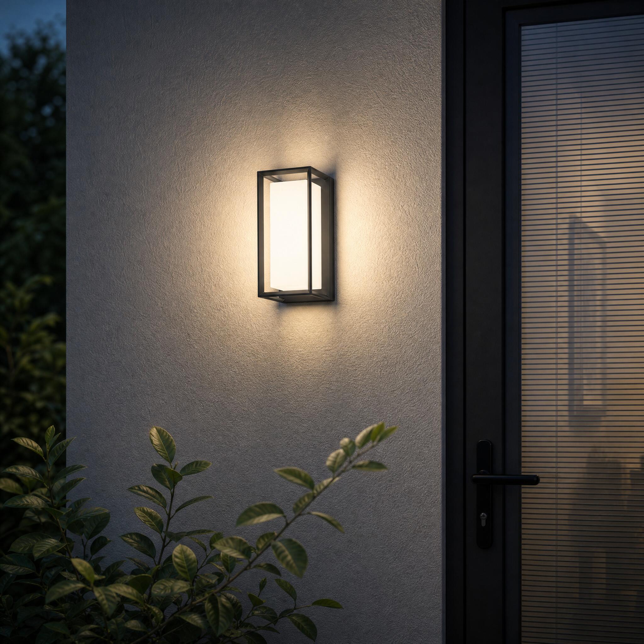 VK Light Neon LED Wandleuchte  IP65, rechteckig