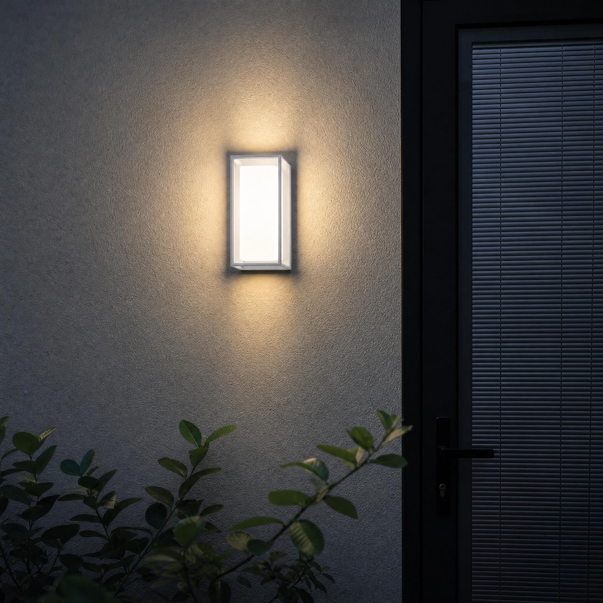 VK Light Neon LED Wandleuchte  IP65, rechteckig