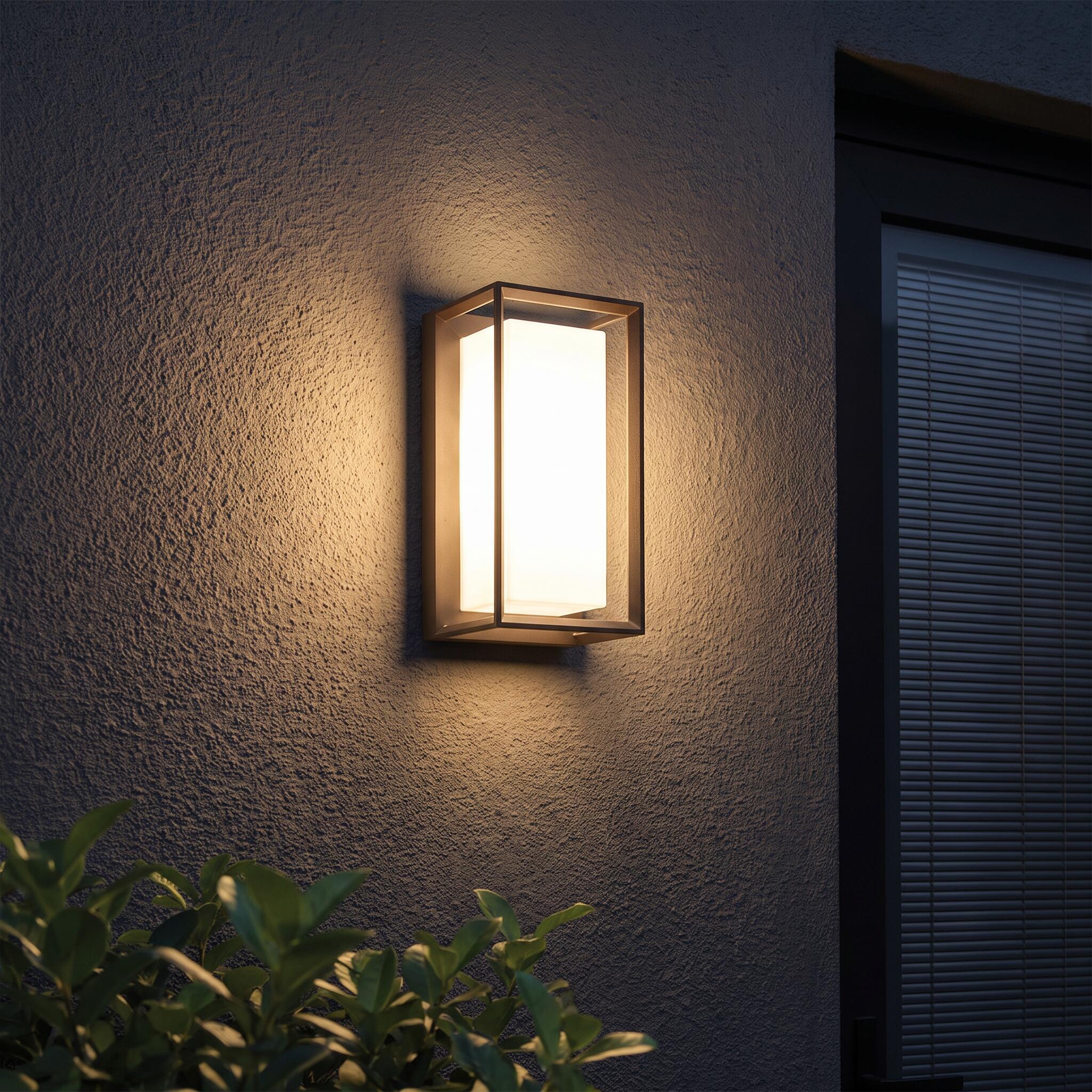 VK Light Neon LED Wandleuchte  IP65, rechteckig