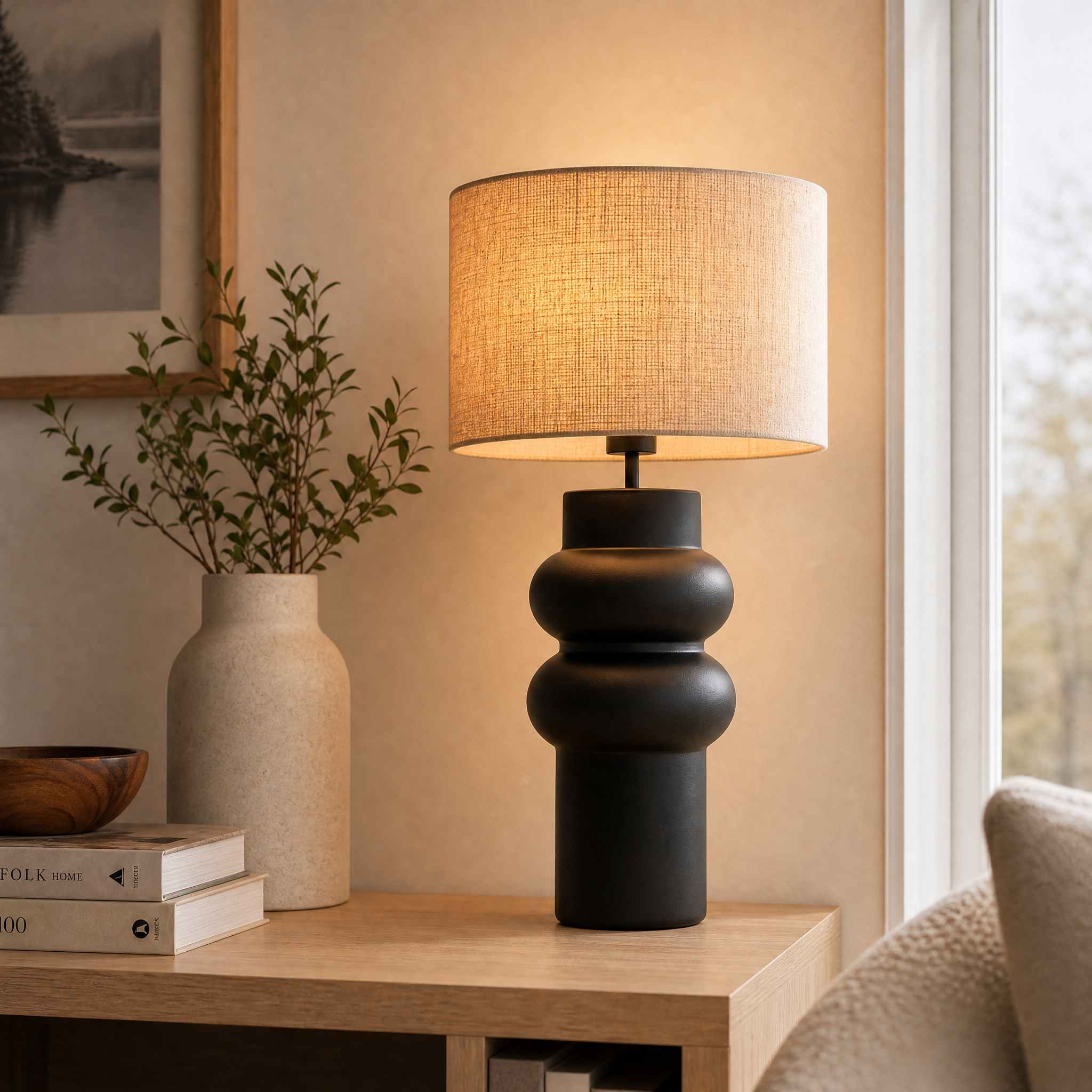 VK Light Otto E27 Tischlampe 