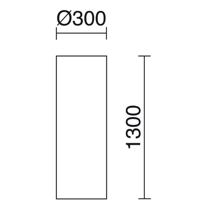 Cristher Cylinder H1300 E27 stojací lampa