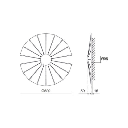 Exo Eye LED nástěnné svítidlo