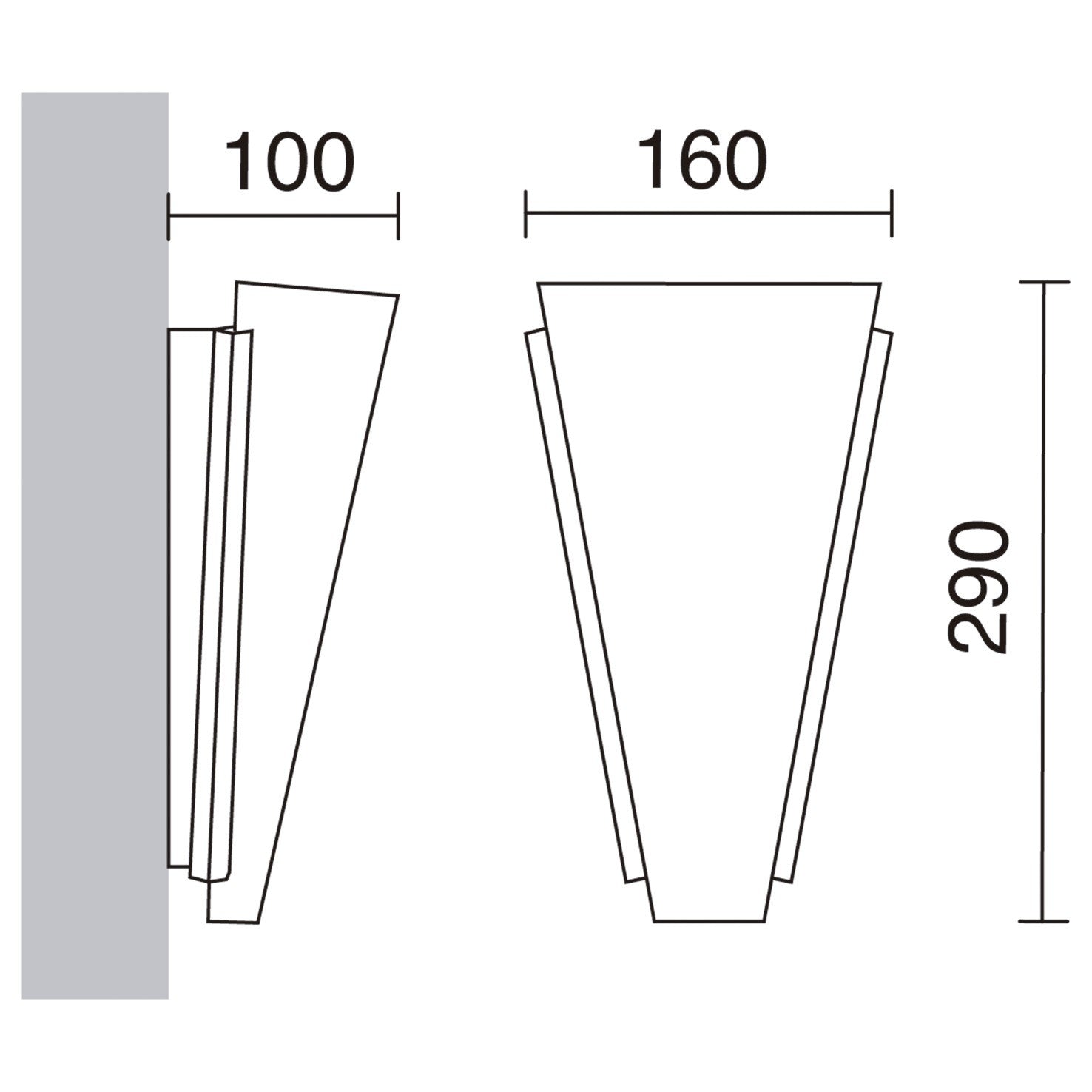 Exo Menkar LED nástěnné svítidlo