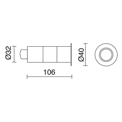 Cristher Nino R LED bazénové svítidlo