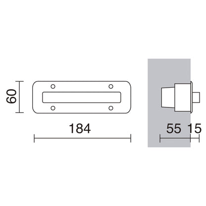 Cristher Syna W up/down LED zápustné svítidlo