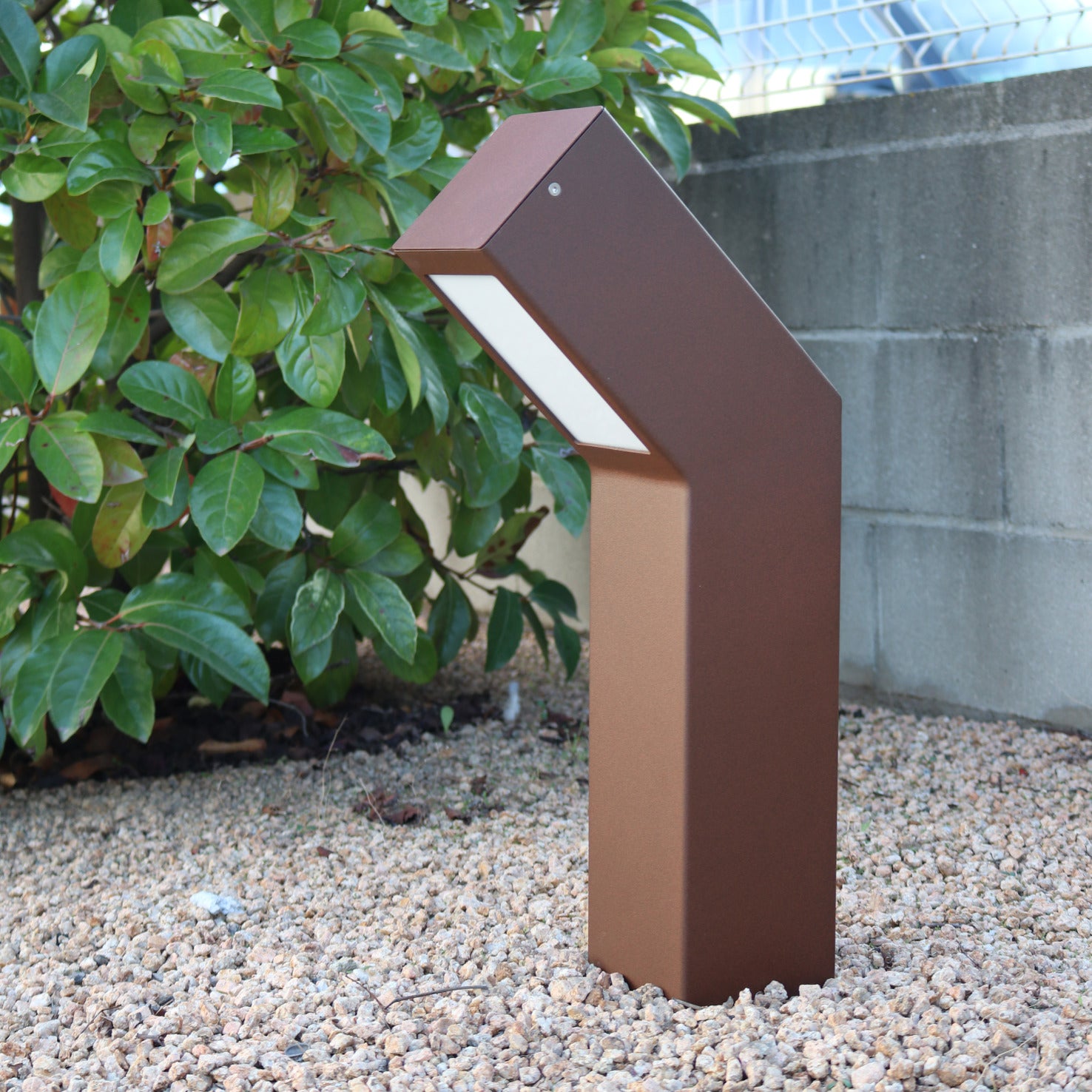 Cristher Clina LED sloupkové svítidlo corten