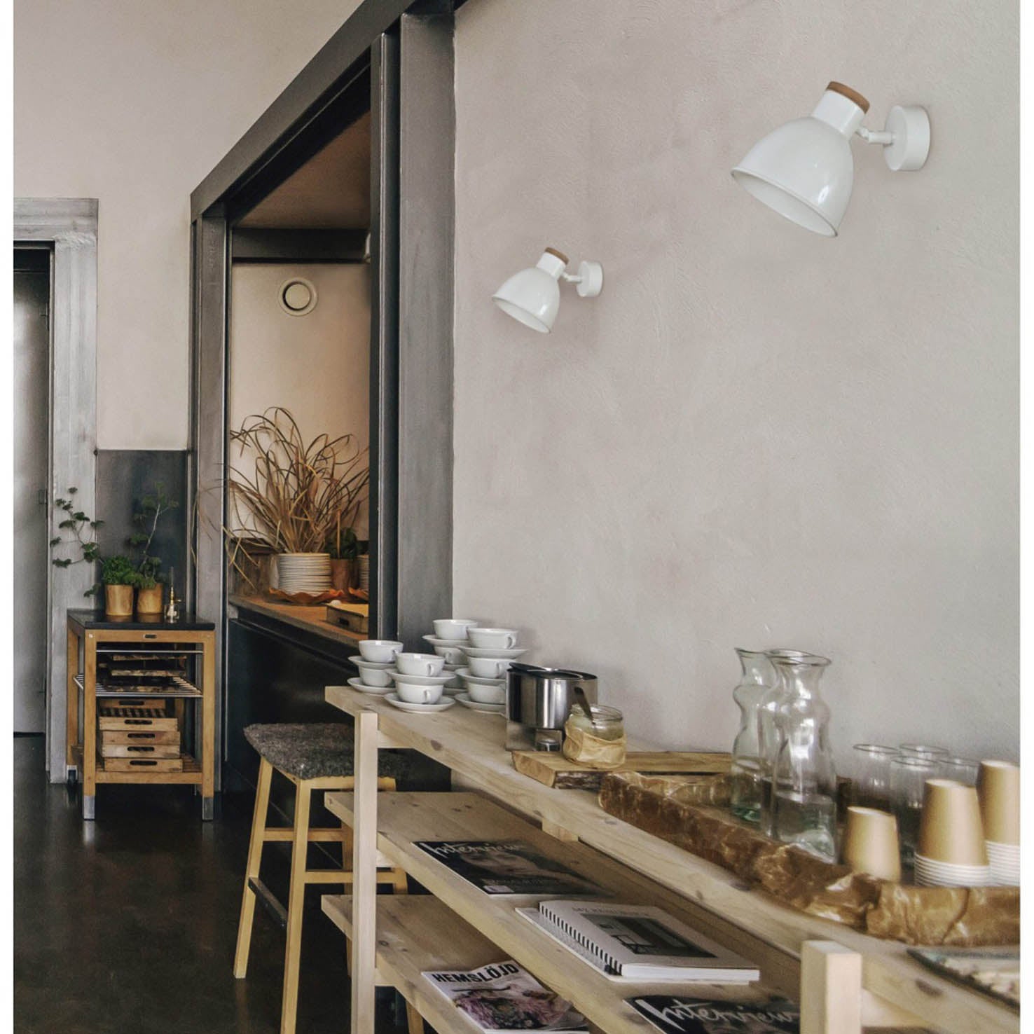 Exo Valan W E27 nástěnné svítidlo moka