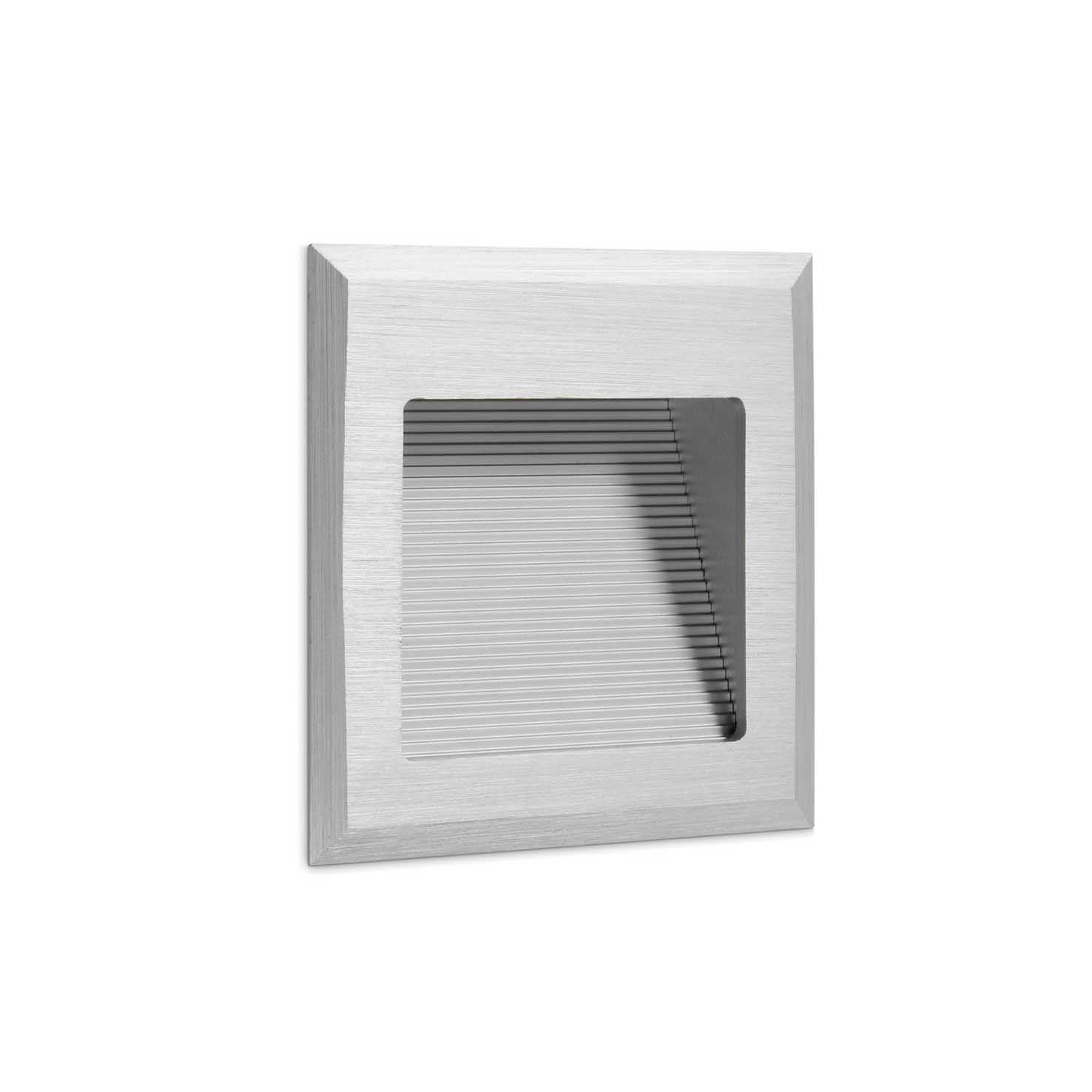 Indeluz Window 2 LED zápustné svítidlo stříbrné